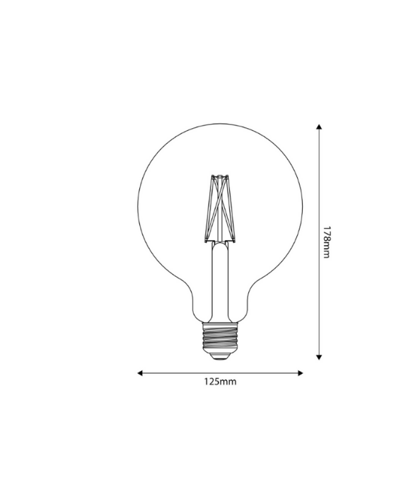 Ampoule LED Effet Porcelaine 125 mm