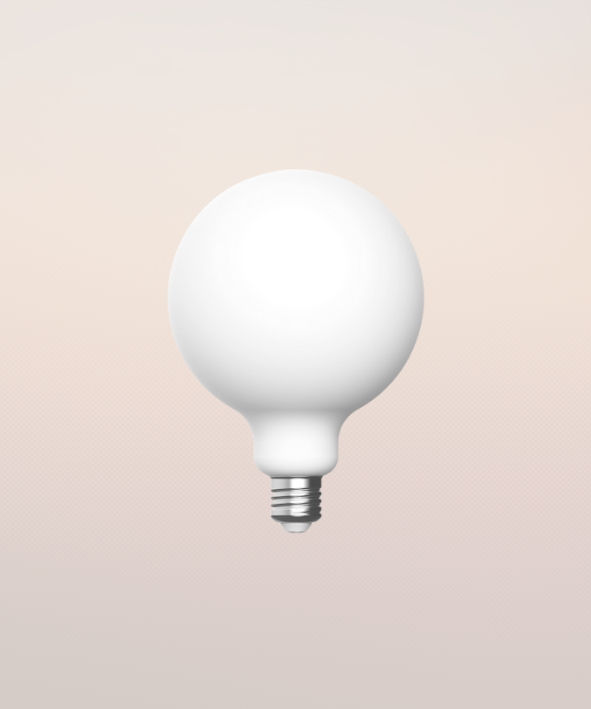 Ampoule LED Effet Porcelaine 125 mm