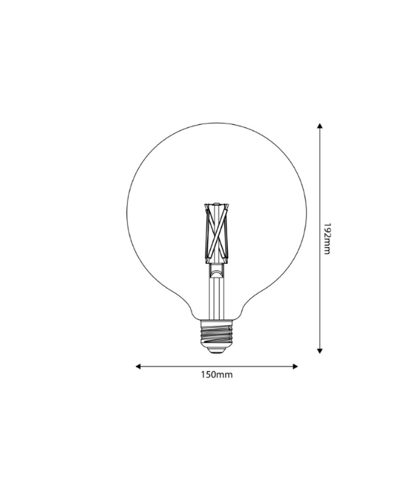 Ampoule LED Effet Porcelaine 150 mm